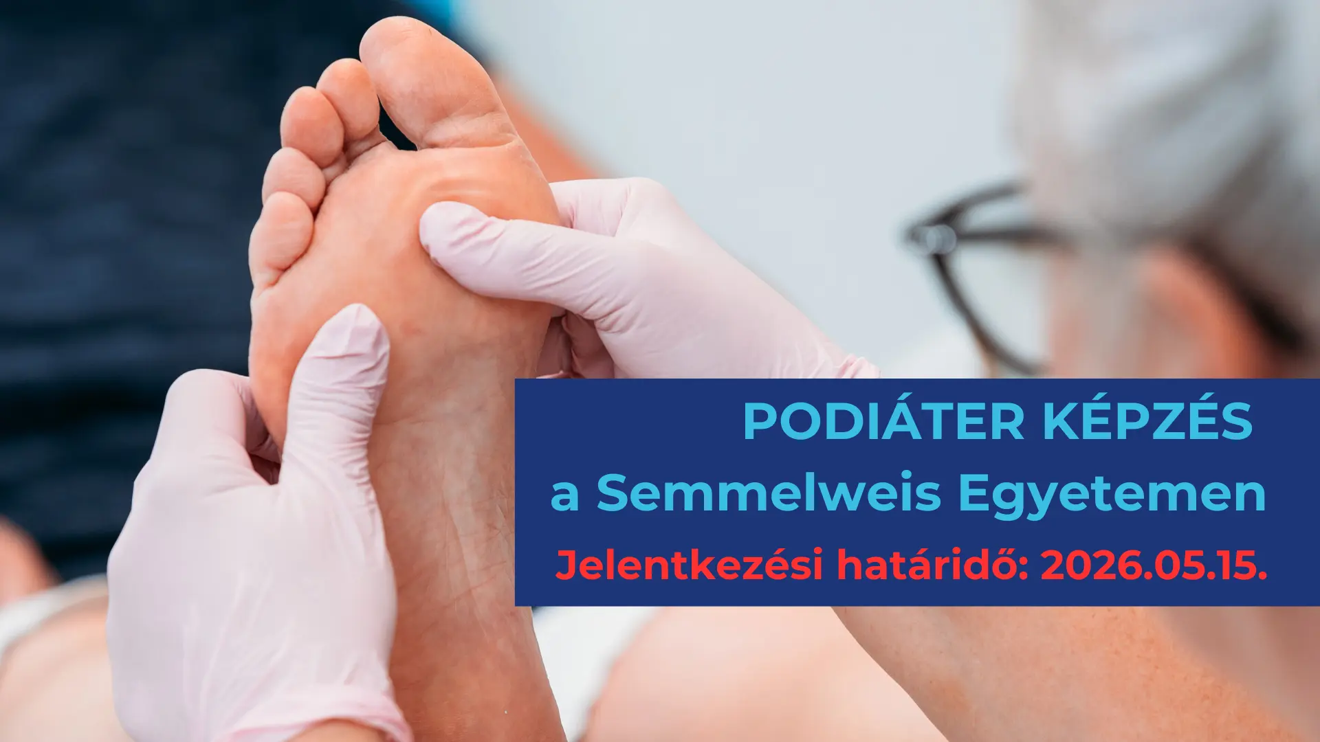 Podiáter képzés 2026.
