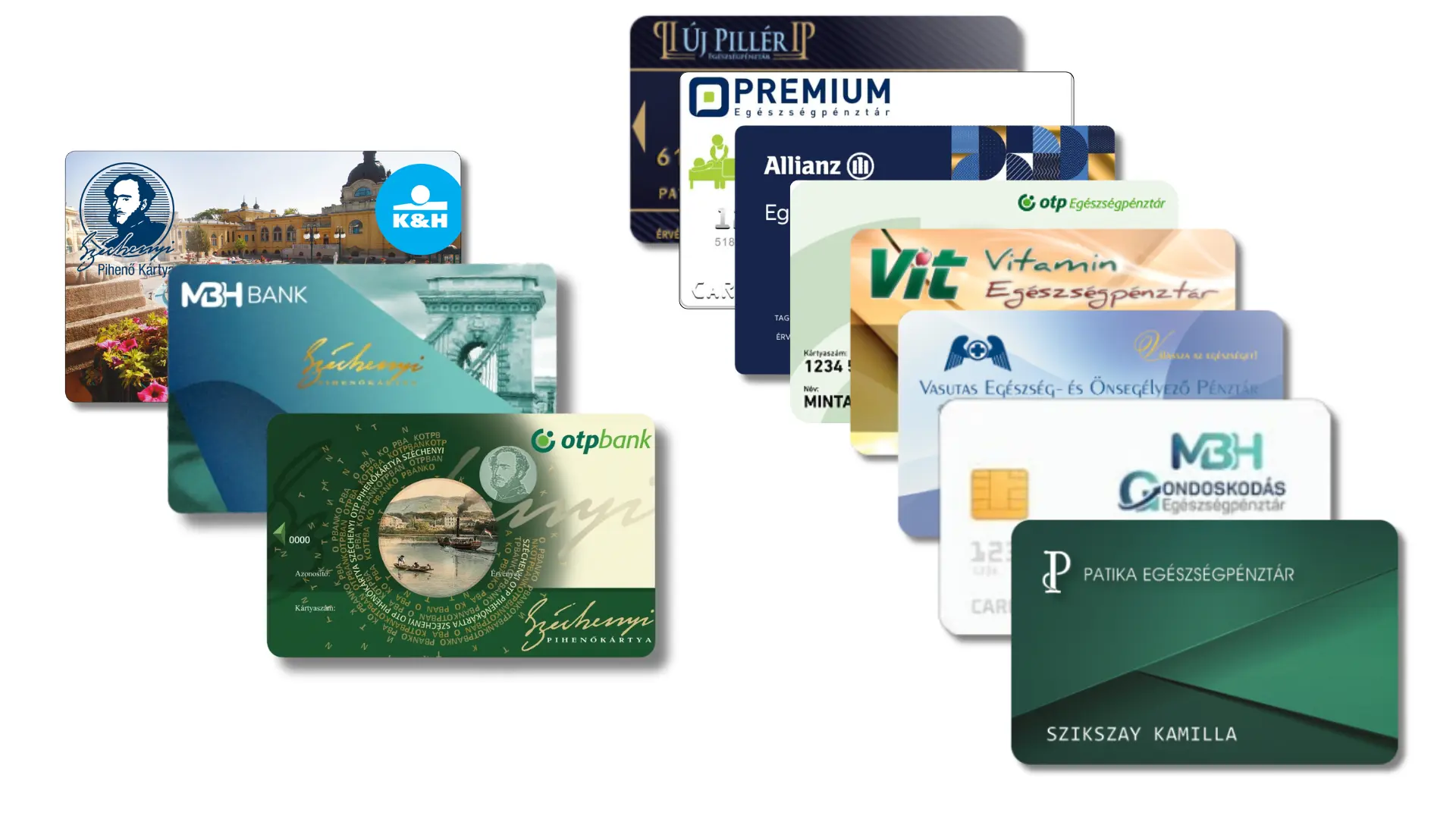 Egészségpénztári és SZÉP kártya elfogadás